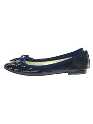 【中古】repetto◆フラットパンプス/35/NVY/エナメル【シューズ】