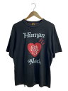 【中古】HUMAN MADE◆Girls Dont Cry/Tシャツ/XL/コットン/BLK/プリント【メンズウェア】