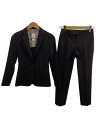 【中古】THE SUIT COMPANY◆セットアップ/34/ポリエステル/BLK/T9411J1【レディースウェア】