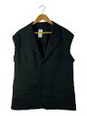【中古】RAF SIMONS◆23SS/Blazer with elastic in sleeves/ジャケッ/XS/ウール/BLK/231-516【メンズウェ...