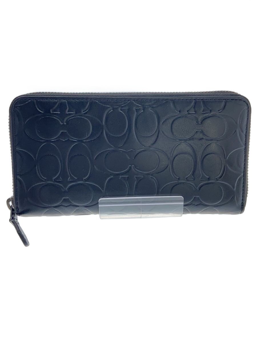 【中古】COACH◆長財布/--/BLK/総柄/メンズ/M2380【服飾雑貨他】