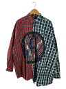 【中古】KIDILL◆×Jamie Reid/長袖シャツ/FREE/コットン/マルチカラー/チェック/KL455//【メンズウェア】(4)
