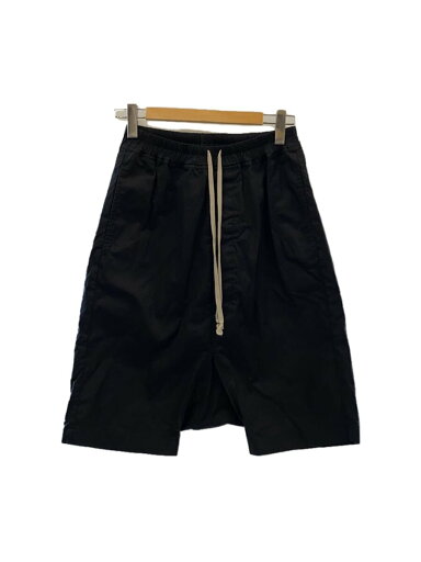 【中古】Rick Owens◆DRAWSTRING RICK S PODS ショートパンツ/36/コットン/BLK/RU01D3384-TE【メンズウェア】 【中古】Rick Owens◆DRAWSTRING RICK S PODS ショートパンツ/36/コットン/BLK/RU01D3384-TE【メンズウェア】