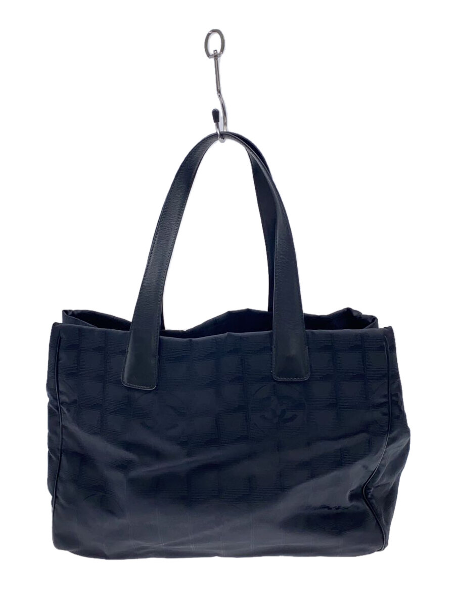 楽天2nd STREET 楽天市場店【中古】CHANEL◆ニュートラベルライン/ココマーク/トートバッグ/PVC/BLK/総柄【バッグ】