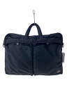 【中古】PORTER◆ブリーフケース/ナイロン/BLK/無地//【バッグ】