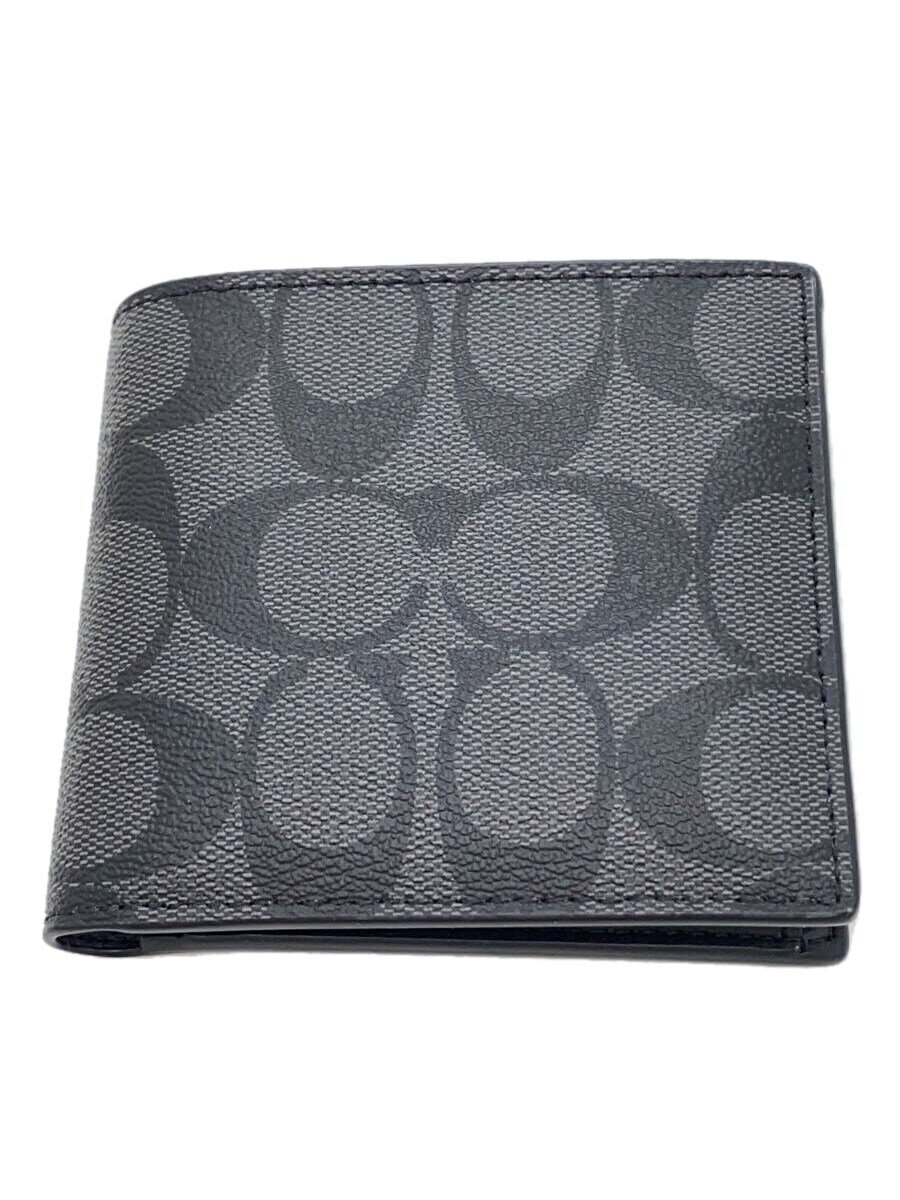 【中古】COACH◆2つ折り財布/--/BLK/メンズ/F75006【服飾雑貨他】