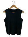 【中古】A.POC◆ノースリーブニット・セーター(薄手)/1/コットン/BLK/無地/AT23KK422【メンズウェア】(4)