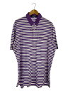 【中古】POLO GOLF◆半袖シャツ/XL/コットン/PUP/ボーダー【メンズウェア】(4)