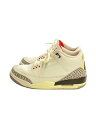 【中古】NIKE◆AIR JORDAN 3 RETRO_エアジョーダン 3 レトロ/26.5cm/WHT【シューズ】(4)