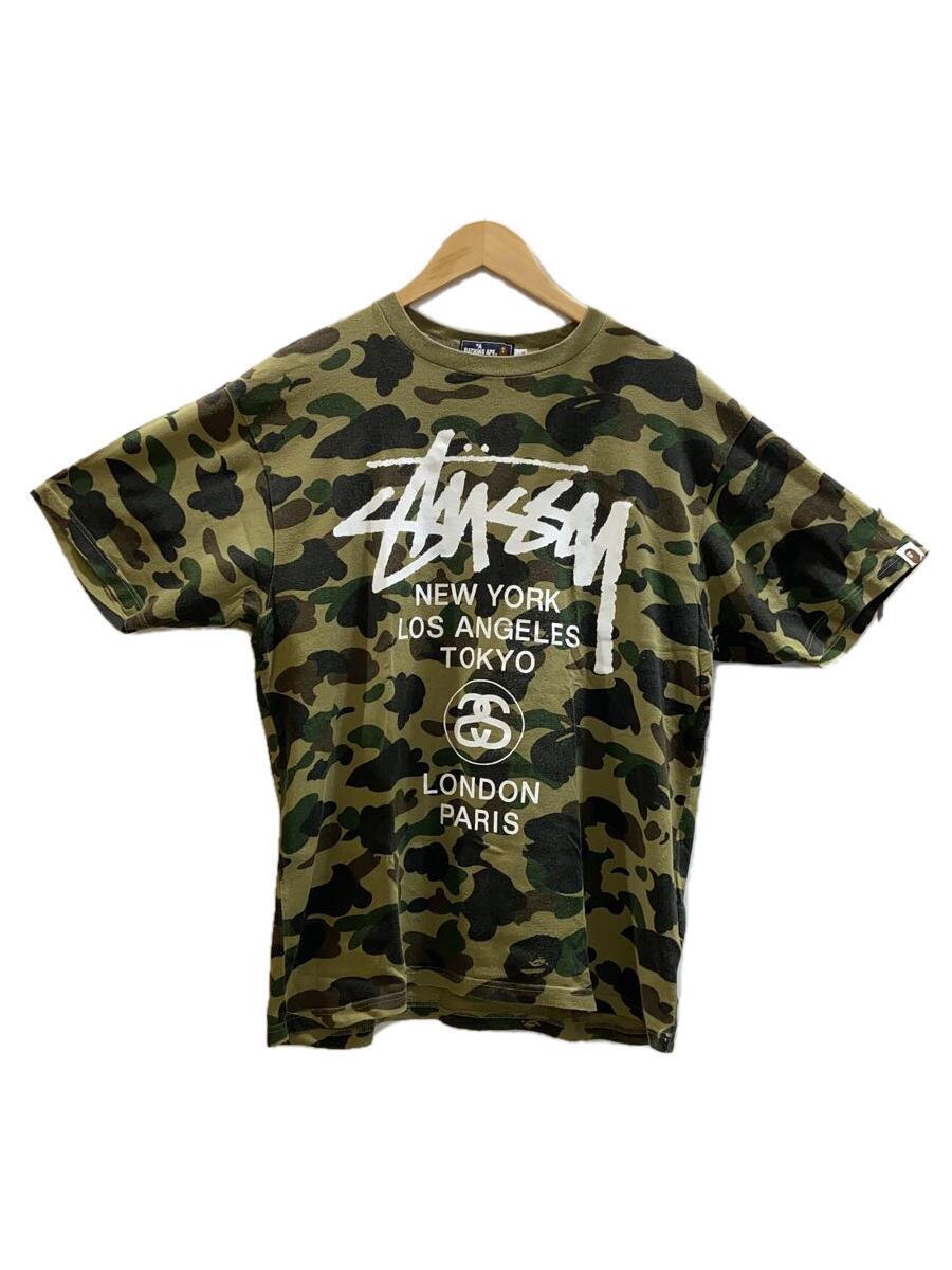 【中古】A BATHING APE◆Tシャツ/L/コッ