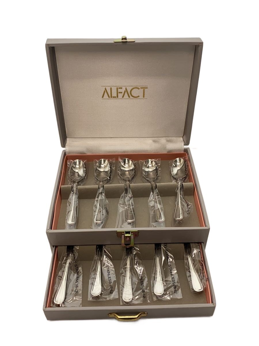 【中古】ALFACT/カトラリー/10点セット/SLV/18-12/コーヒースプーン/デザートフォ...