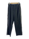 【中古】AVALONE◆サイドジップトラウザー/1/ポリエステル/BLK/AW-24LTD-WSFP//【メンズウェア】