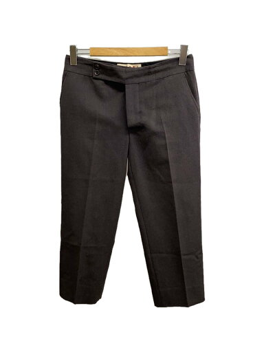 【中古】MARNI◆ボトム/42/ウール/GRY/無地【メンズウェア】 【中古】MARNI◆ボトム/42/ウール/GRY/無地【メンズウェア】