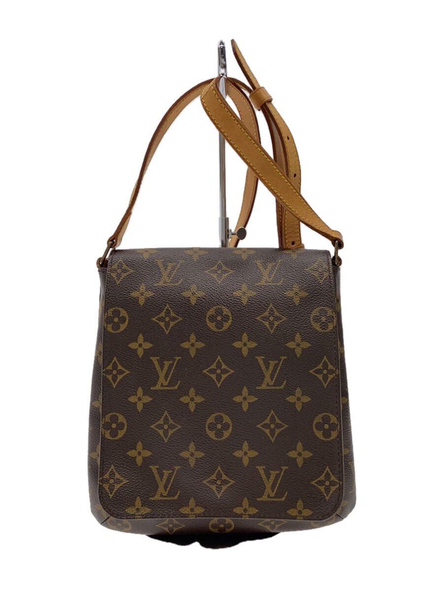 【中古】LOUIS VUITTON◆ミュゼット・サルサ_モノグラム・キャンバス_ショートショルダー_BRW/PVC/BRW/モノグラム【バッグ】