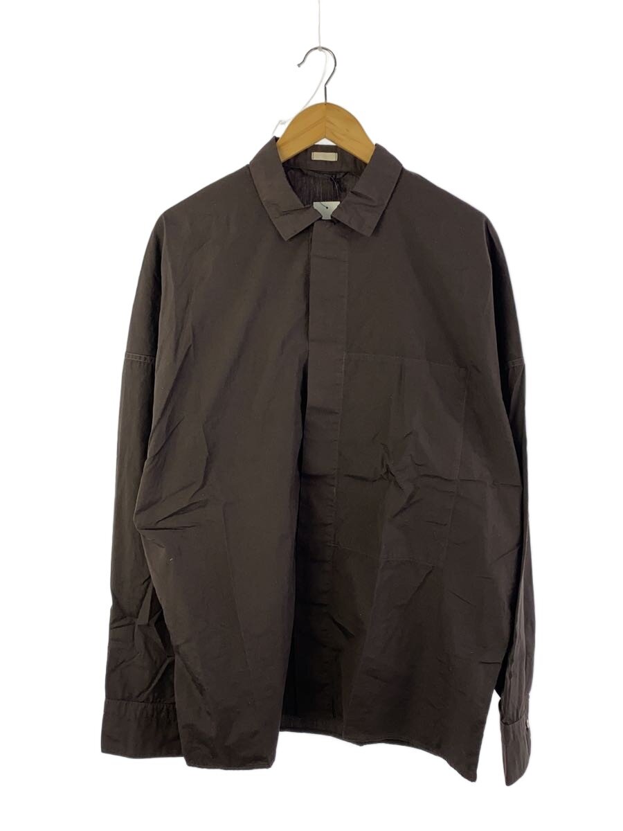 【中古】24AW/phebus/garment dyed cotton shirts/5/BRW/243-20-01//【メンズウェア】