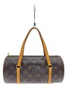 【中古】LOUIS VUITTON◆パピヨン26_モノグラム・キャンバス_BRW/PVC/BRW【バッグ】