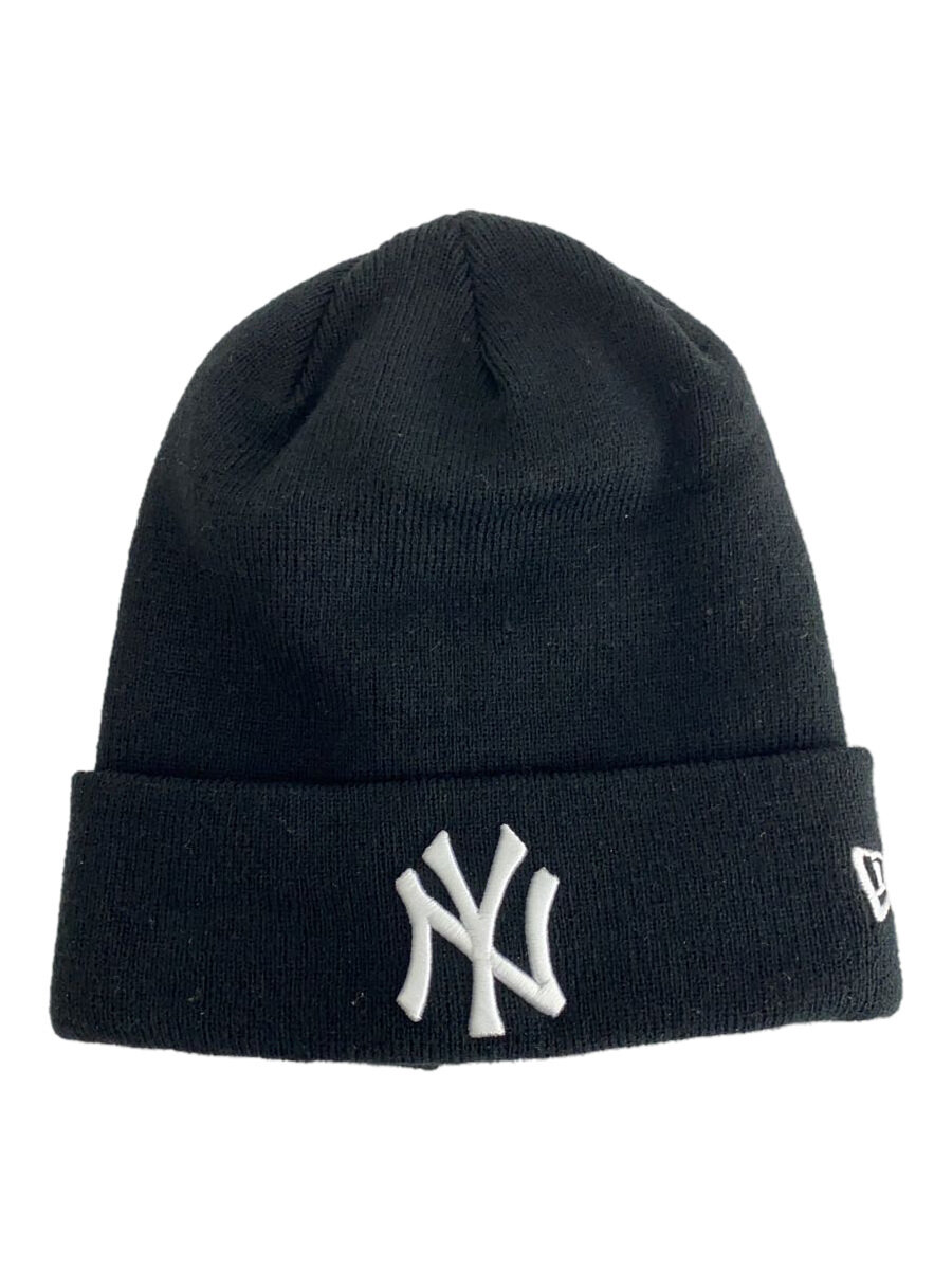 【中古】NEW ERA◆ニットキャップ/--/アクリル/BLK/メンズ【服飾雑貨他】