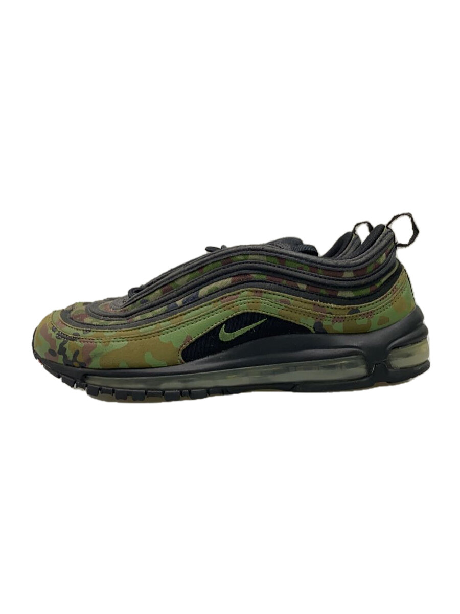【中古】NIKE◆AIR MAX 97 PREMIUM QS/エアマックスプレミアム/カーキ/AJ2614-203/27.5cm/KHK【シューズ】