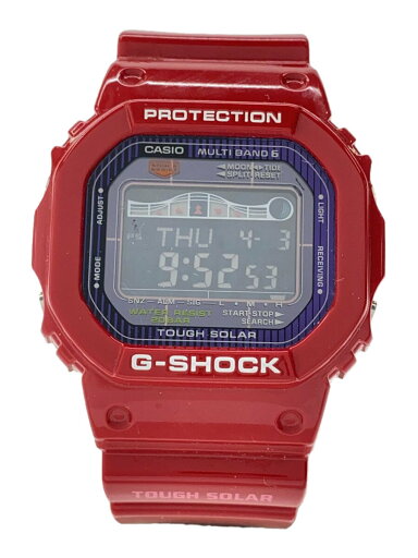 【中古】CASIO◆ソーラー腕時計・G-SHOCK/デジタル/RED【服飾雑貨他】 【中古】CASIO◆ソーラー腕時計・G-SHOCK/デジタル/RED【服飾雑貨他】