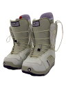 【中古】BURTON◆スノーボードブーツ/23cm/クイックレーシング/WHT/MINT-ASIAN FIT/汚れ有【スポーツ】