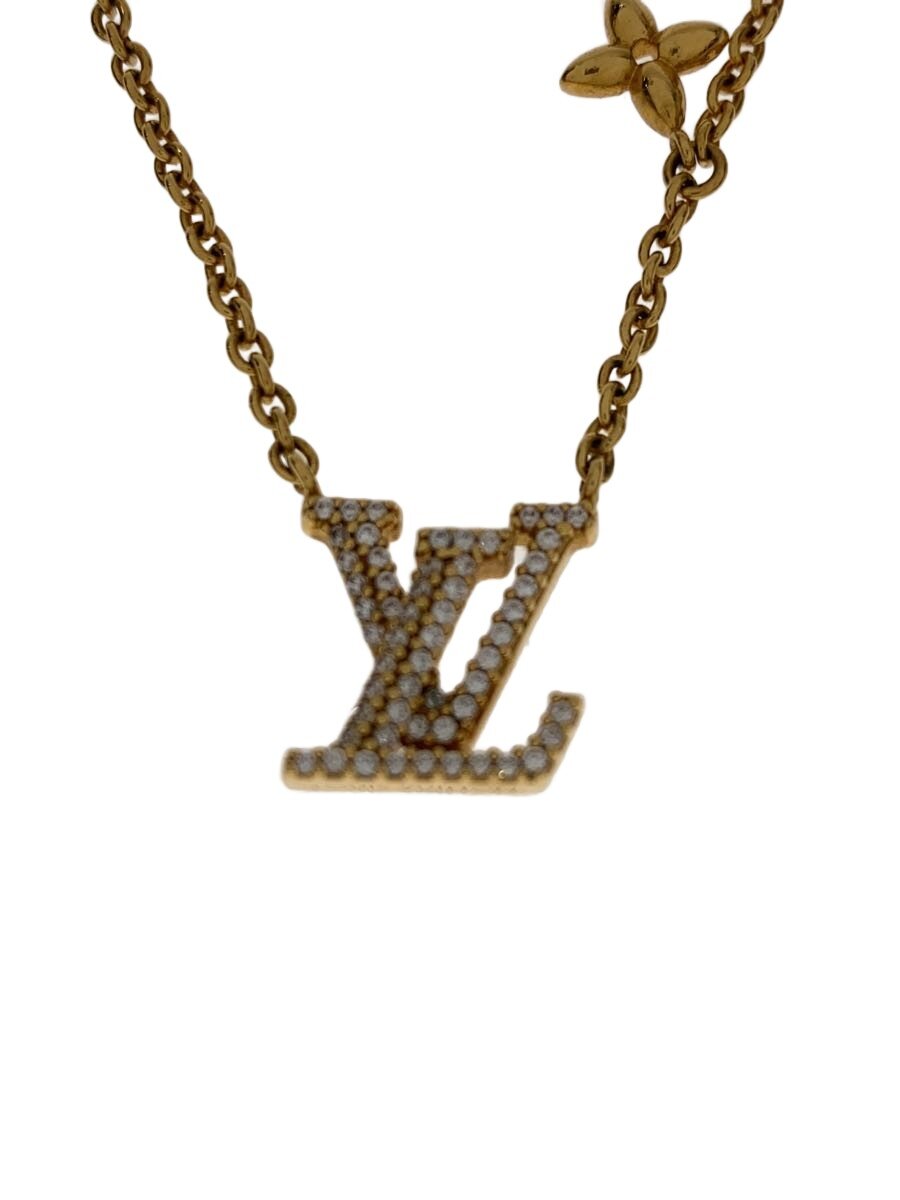 【中古】LOUIS VUITTON◆ネックレス/--/GLD/トップ有/レディース/M00596//【服飾雑貨他】