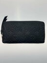 【中古】LOUIS VUITTON◆ジッピー・ウォレット_モノグラム・アンプラント_BLK/牛革/ブラック/M61864【服飾雑貨他】