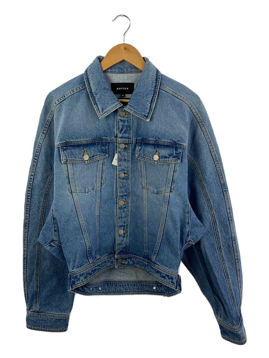 BOTTER◆ROUND BACK DENIM JACKET/Gジャン/46/コットン/IDG