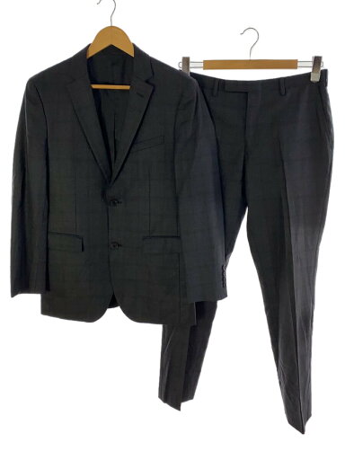 【中古】BLACK LABEL CRESTBRIDGE◆セットアップ/--/ウール/GRY/チェック/51H21-205-07【メンズウェア】 【中古】BLACK LABEL CRESTBRIDGE◆セットアップ/--/ウール/GRY/チェック/51H21-205-07【メンズウェア】