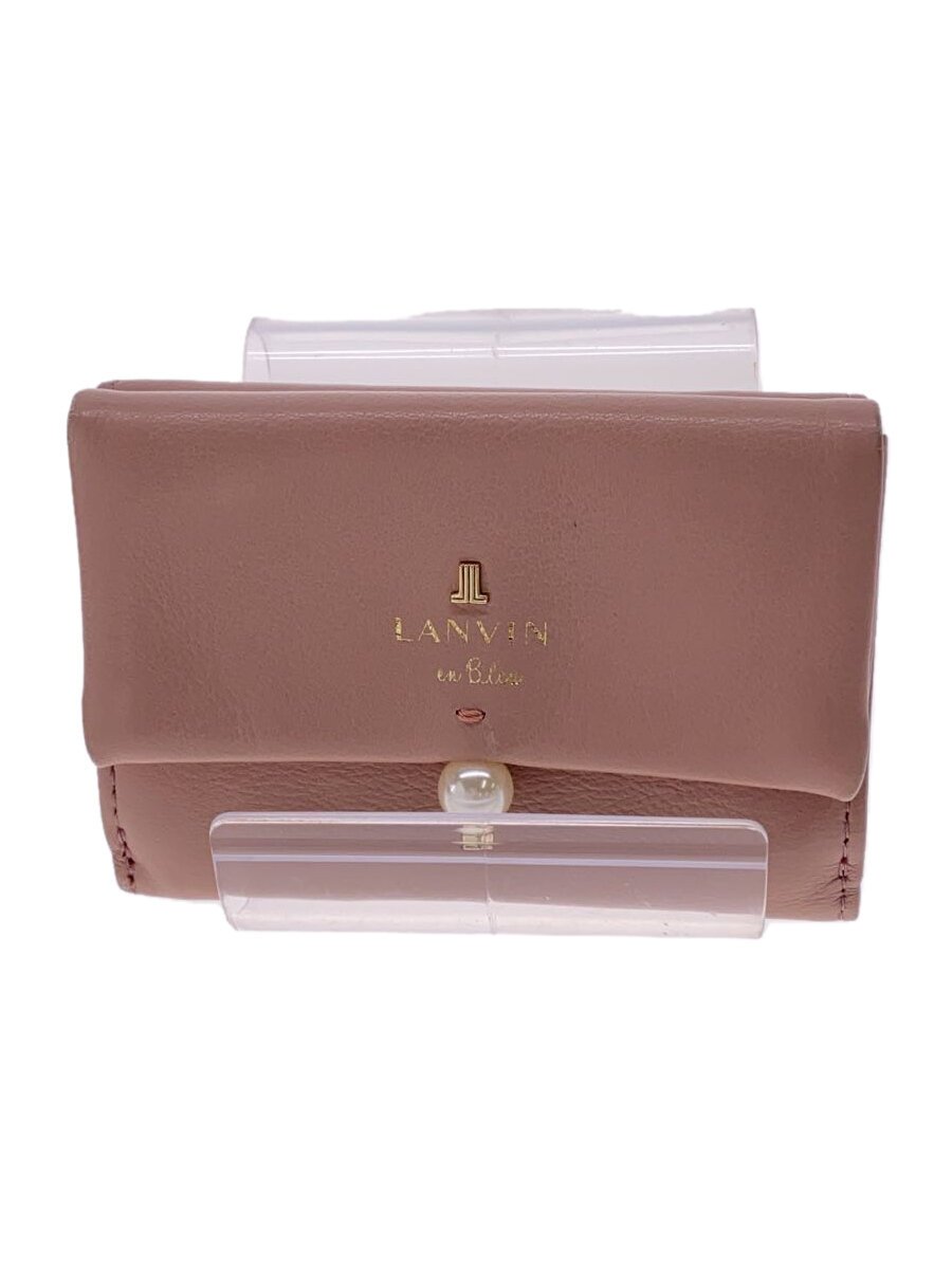 【中古】LANVIN en Bleu◆3つ折り財布/�