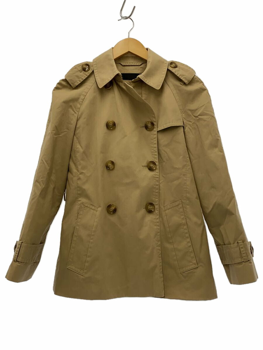 【中古】COACH◆ジャケット/XS/コットン/BEG【レディースウェア】