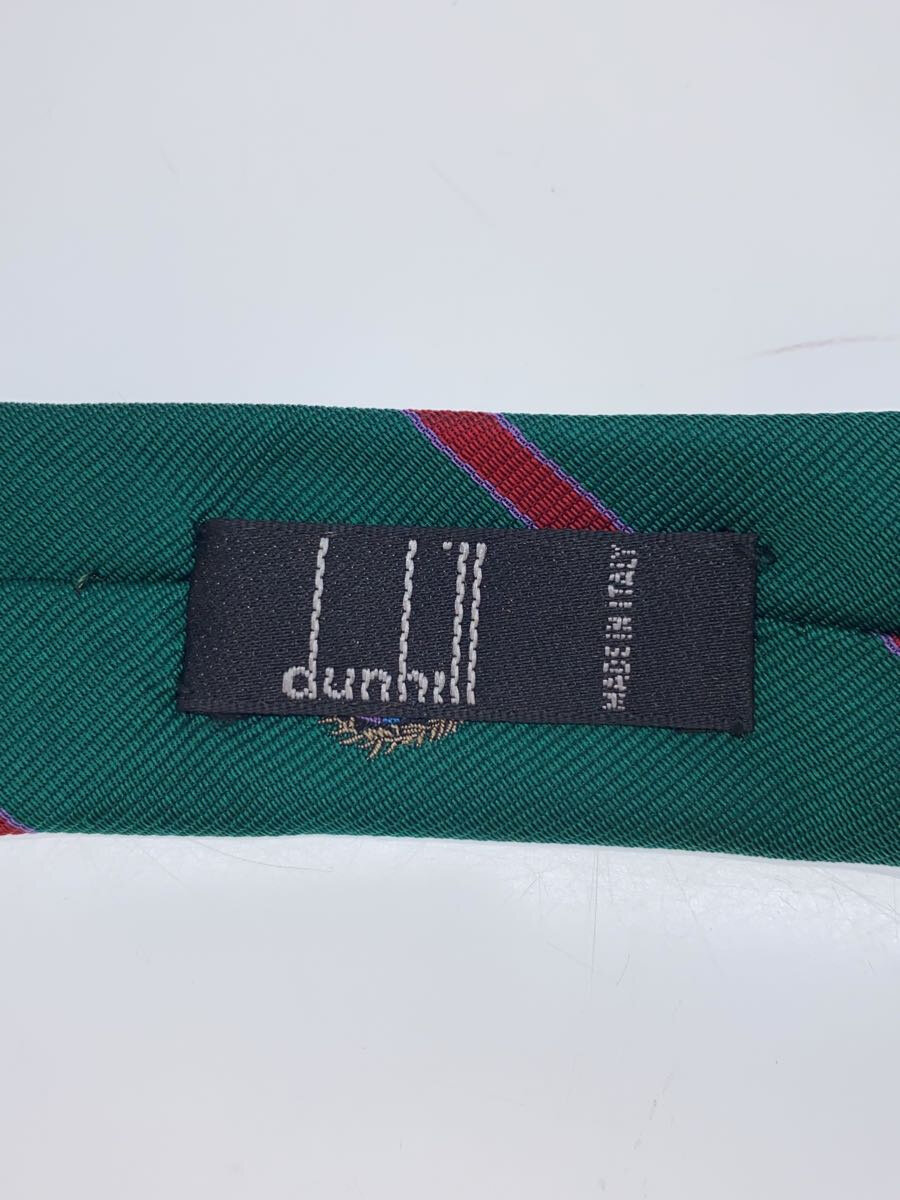 【中古】dunhill◆ネクタイ/シルク/GRN/総柄/メンズ【服飾雑貨他】