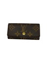【中古】LOUIS VUITTON◆ミュルティクレ4_モノグラム・キャンバス_BRW/PVC/BRW/メンズ【服飾雑貨他】(4)
