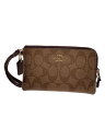 【中古】COACH◆ポーチ/PVC/BRW/F87591【バッグ】