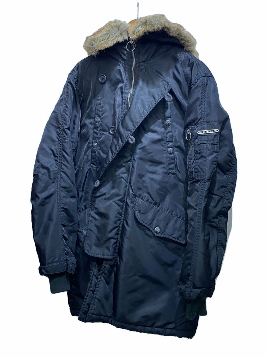 【中古】DIESEL◆ジャケット/S/ナイロン/BLK/CA25594【メンズウェア】