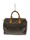 【中古】LOUIS VUITTON◆1)スピーディ30_モノグラム・キャンバス_BRW/PVC/BRW【バッグ】(4)