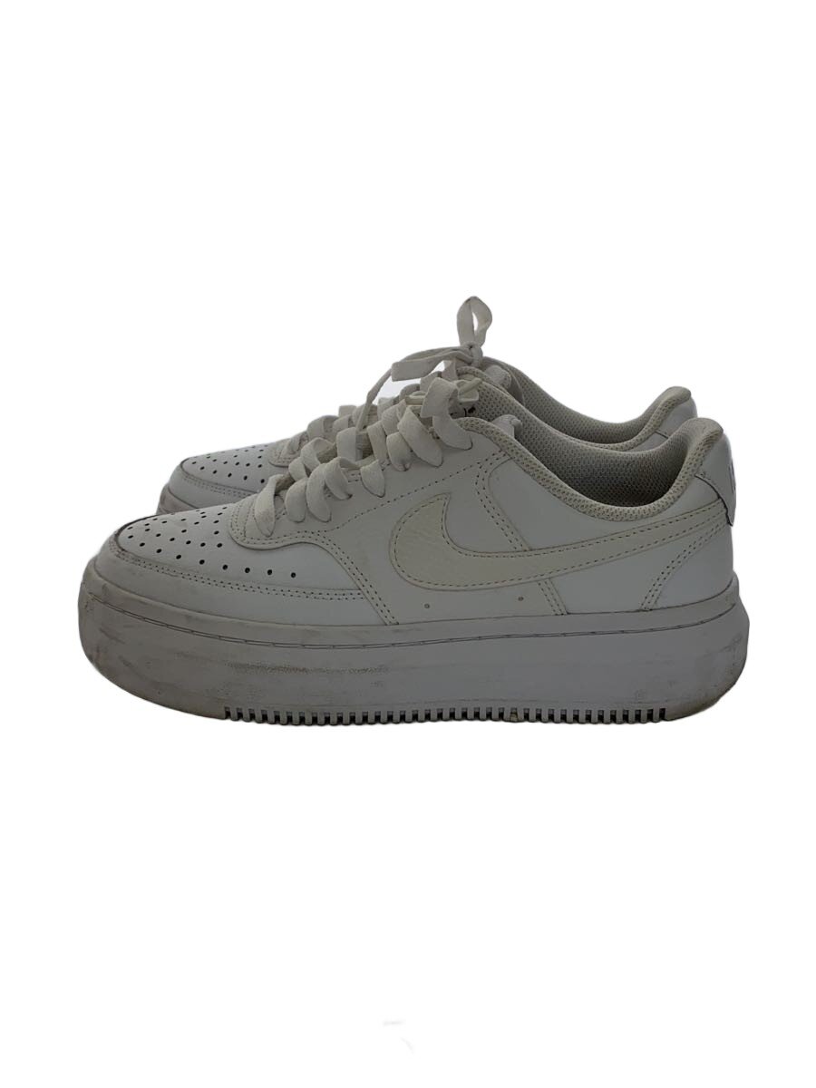 【中古】NIKE◆COURT VISION ALTA LTR_コートビジョン ALTA LTR/24.5cm/WHT/レザー【シューズ】