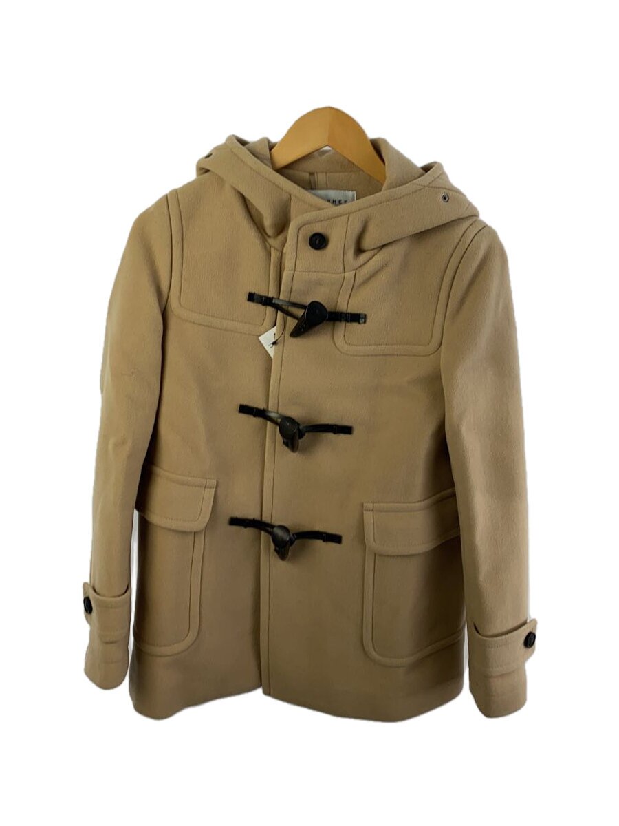【中古】MACPHEE◆ダッフルコート/36/ウール/CML/無地/12-08-55-08301【レディースウェア】
