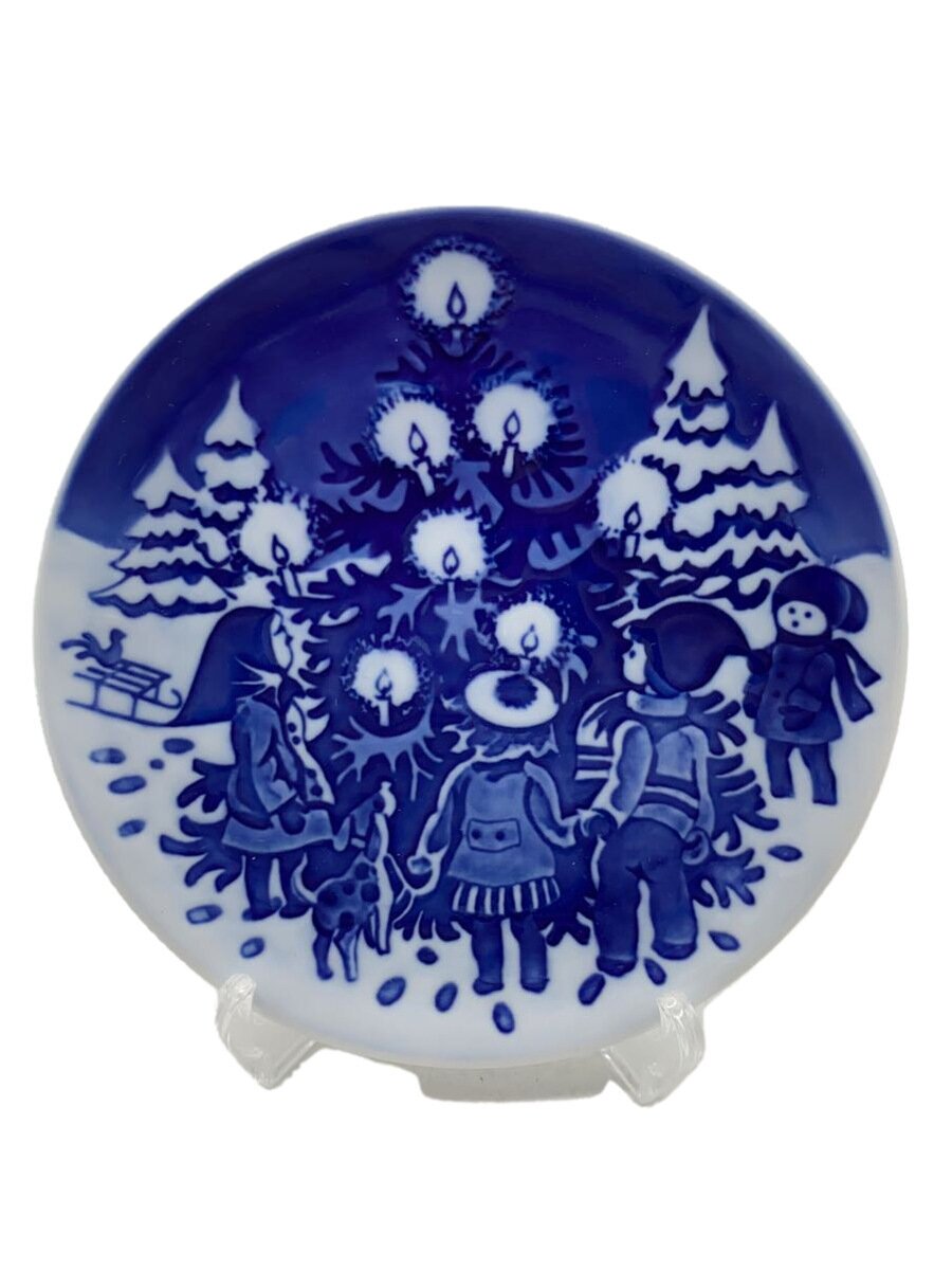 【中古】ROYAL COPENHAGEN◆1998 1st_Childrens Christmas_プレート/BLU【キッチン用品】
