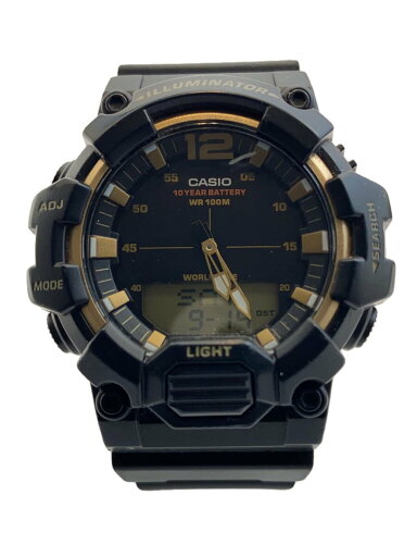 【中古】CASIO◆クォーツ腕時計/アナログ/--/BLK/BLK/HDC-700【服飾雑貨他】 【中古】CASIO◆クォーツ腕時計/アナログ/--/BLK/BLK/HDC-700【服飾雑貨他】