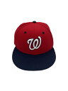 【中古】NEW ERA◆キャップ/7/ポリエステル/RED/メンズ【服飾雑貨他】(4)