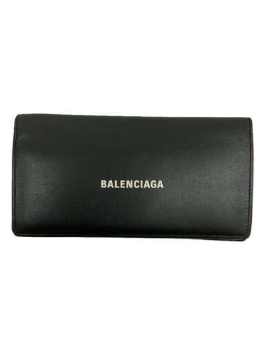 【中古】BALENCIAGA◆長財布/レザー/BLK/メンズ/594692・1090・U・584046【服飾雑貨他】 【中古】BALENCIAGA◆長財布/レザー/BLK/メンズ/594692・1090・U・584046【服飾雑貨他】