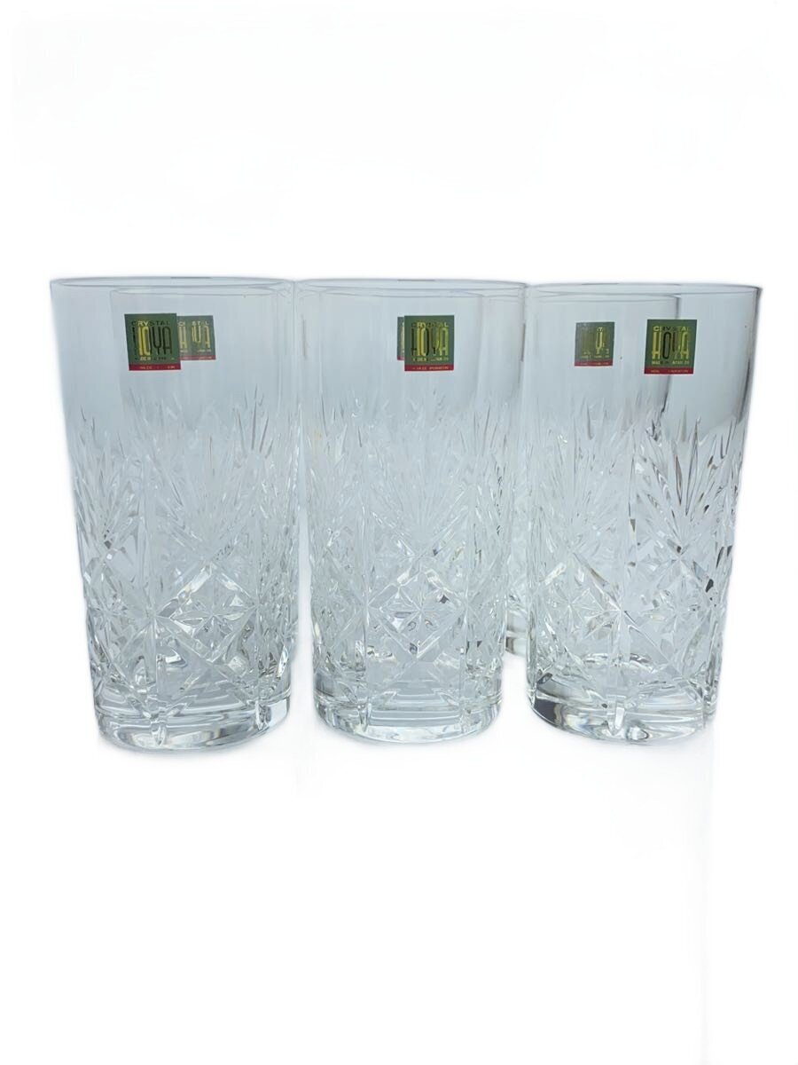 【中古】HOYA◆グラス/6点セット/CLR【キッチン用品】