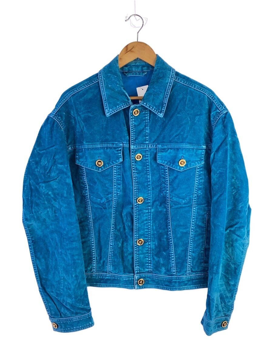 VERSACE ヴェルサーチ ブルゾン（その他） XL 青 【古着】【中古】【送料無料】 楽天市場】VERSACE（ブランドヴェルサーチェ）（コート・ジャケット