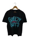 【中古】GUILTY GUYS◆Tシャツ/M/コットン/BLK【メンズウェア】(4)