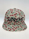 【中古】Supreme◆23SS/Cherries 5-PANEL/キャップ/--/コットン/WHT/メンズ【服飾雑貨他】(4)