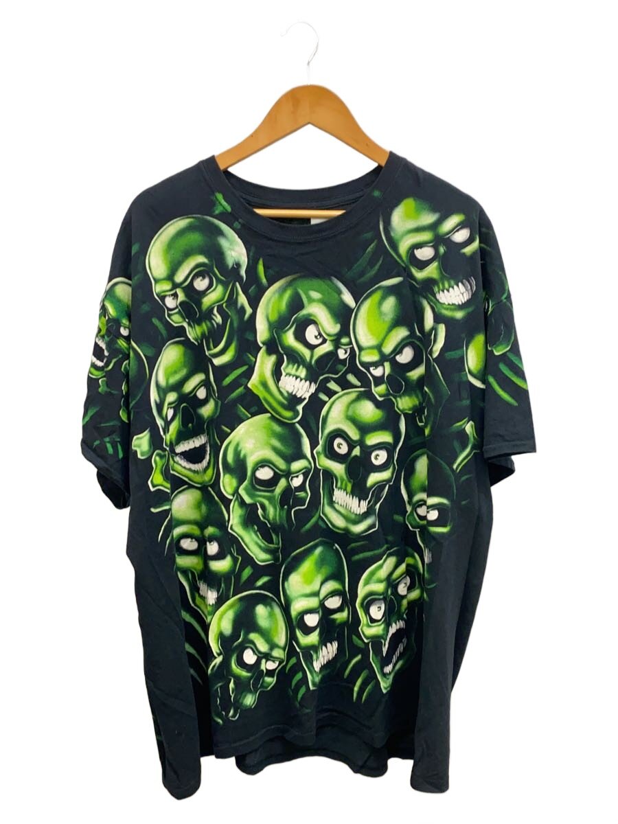 Rakuten - 【中古】Tシャツ/XL/コットン/BLK/スカルパイル/リキッドブルー【メンズウェア】