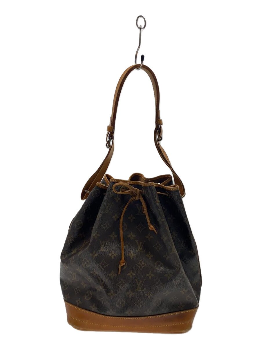 【中古】LOUIS VUITTON◆ノエBB_モノグラム・キャンバス/PVC/BRW/総柄【バッグ】