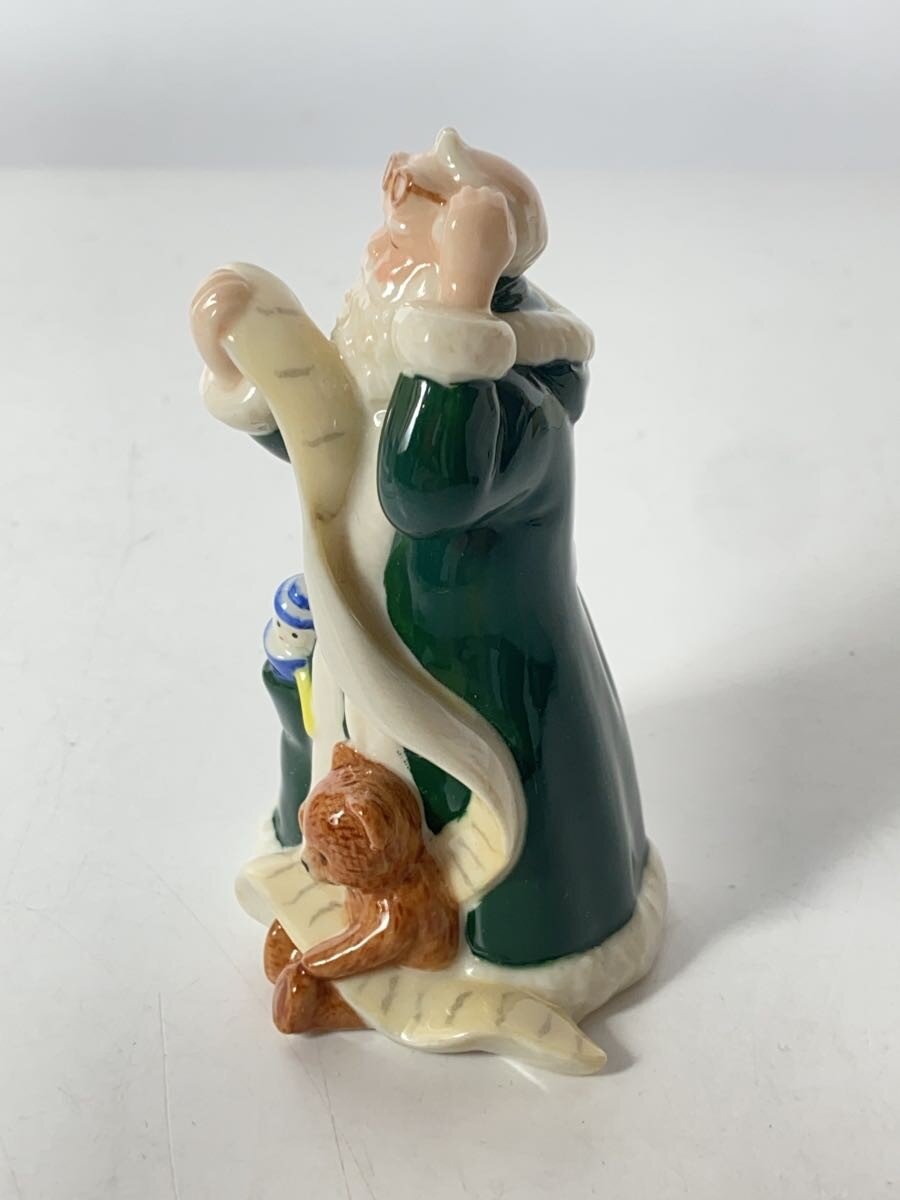 【中古】ROYAL COPENHAGEN◆グリーンサンタ/テディベア/インテリア雑貨/GRN/769【インテリア小物・日用雑貨】