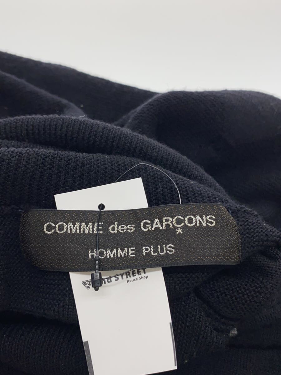 【中古】COMME des GARCONS HOMME PLUS◆ニット・セーター(厚手)/--/ウール/BLK/無地/PC-N004/AD2001【メンズウェア】