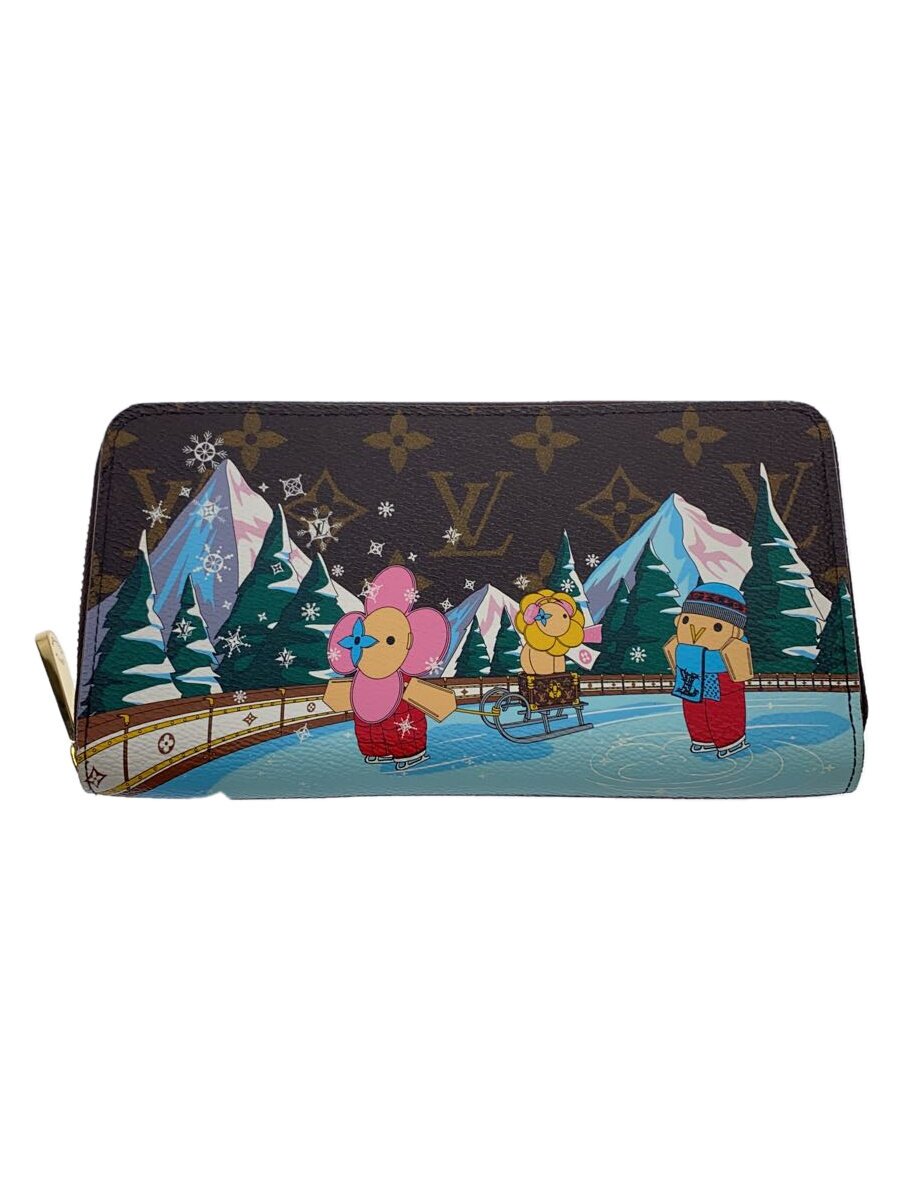 【中古】LOUIS VUITTON◆長財布/PVC/BRW/モノグラム/メンズ/M82614/ジッピー・ウォレット ヴィヴィエンヌ【服飾雑貨他】
